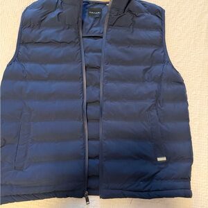 Tahari Men's Dark Blue Puffer Vest